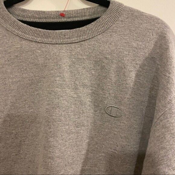 Champion sweatshirt men’s grey pullover size large - Picture 3 of 7
